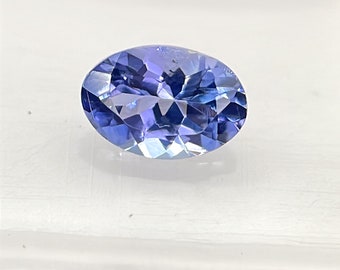 Natural Unheated Tanzanite, 6.5x4.5 MM, Oval Cut Stone, 0.70 Carats, Clearity:- V.S, Beautiful Tanzanite,  #311