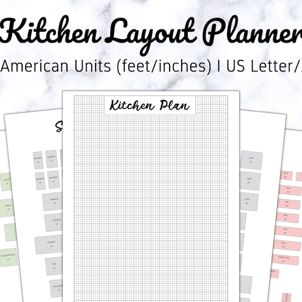 Kitchen Layout Room Planner - Design your dream kitchen FT/IN