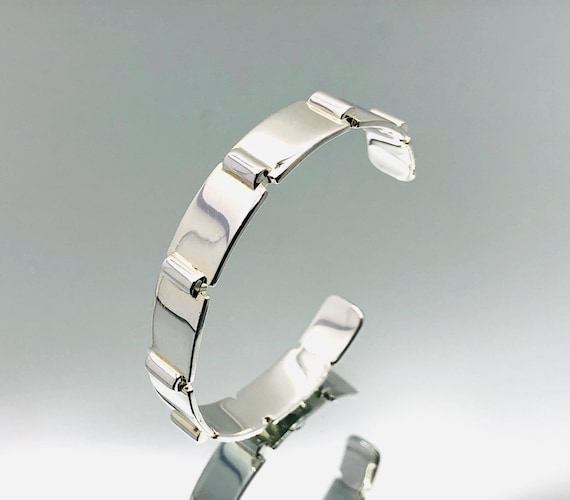 Links Of London Sterling Silver Cuff Bangle Vintage