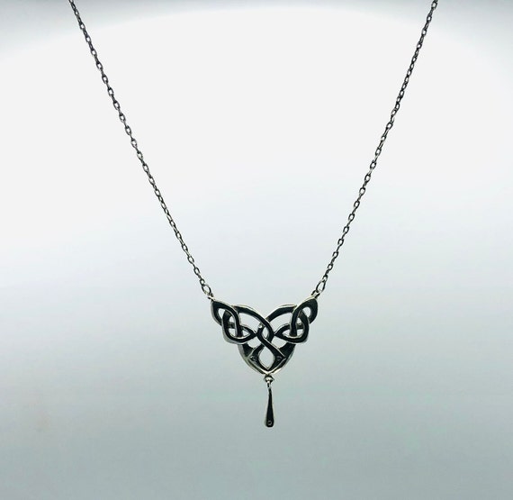 Collana Donna In Argento Sterling Con Croce Celtica E Marcasite - Cordoncino In Similpelle Regolabile 41-46 Cm - Altezza Croce 3 Cm - In Scatola Regalo