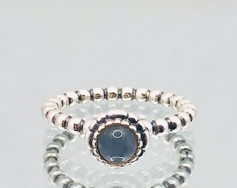 Pandora Sterling Silber Edelstein Ring Vintage Größe UK M US 6 EU 52