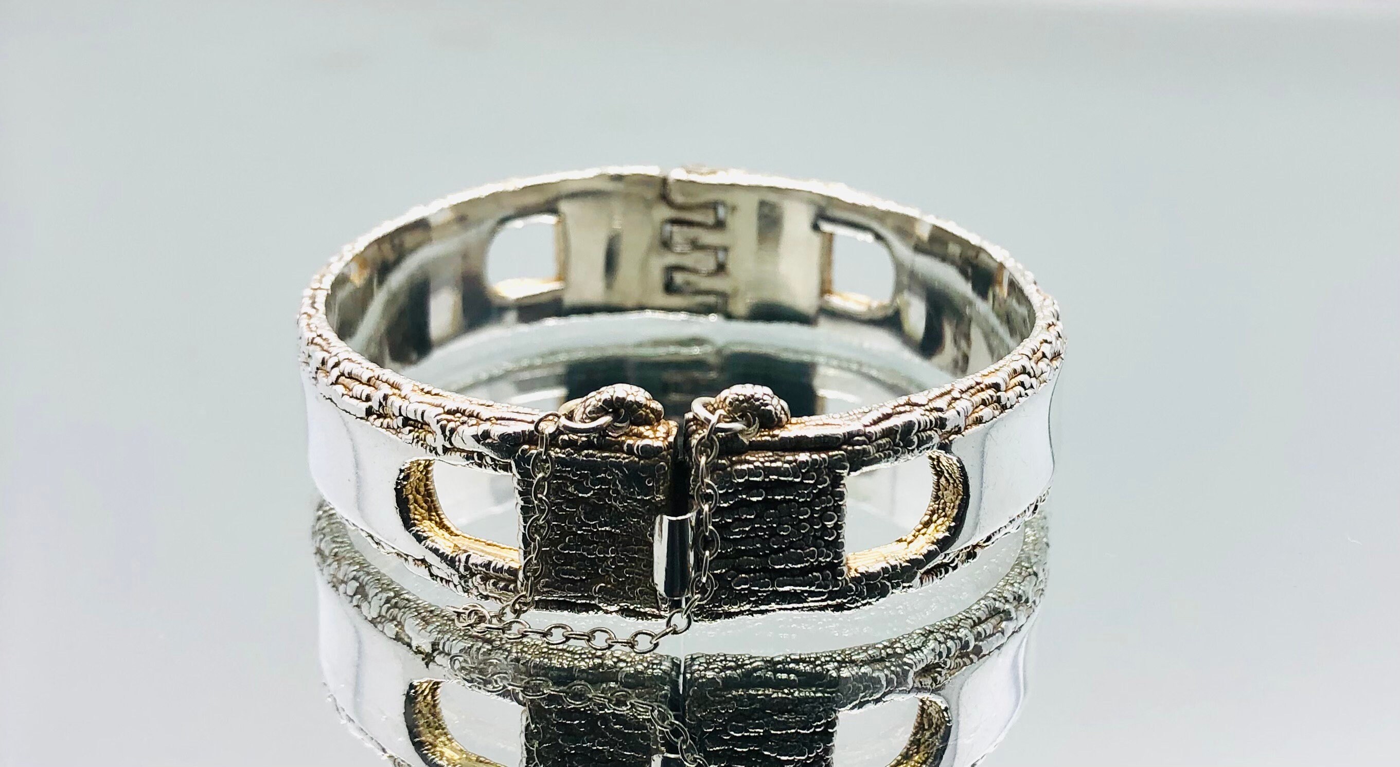 Sterling Silver Molten Brutalist Bangle 1979 Vintage - Etsy