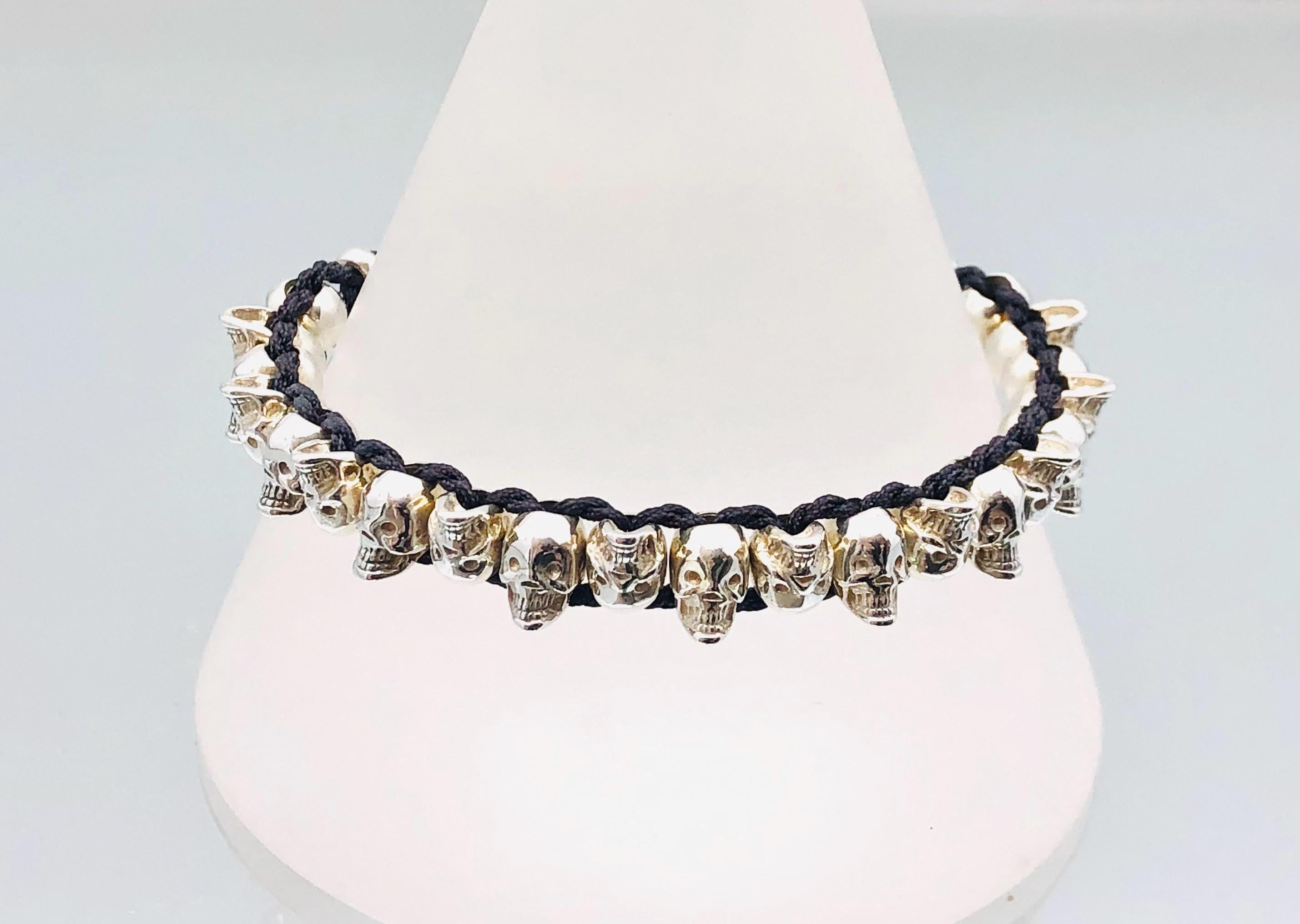 LINKS of Londonスカルデザイン ブラックブレスレット Links of London Skull Bracelet - Etsy