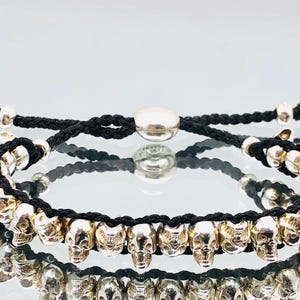LINKS of Londonスカルデザイン ブラックブレスレット Links of London Skull Bracelet - Etsy