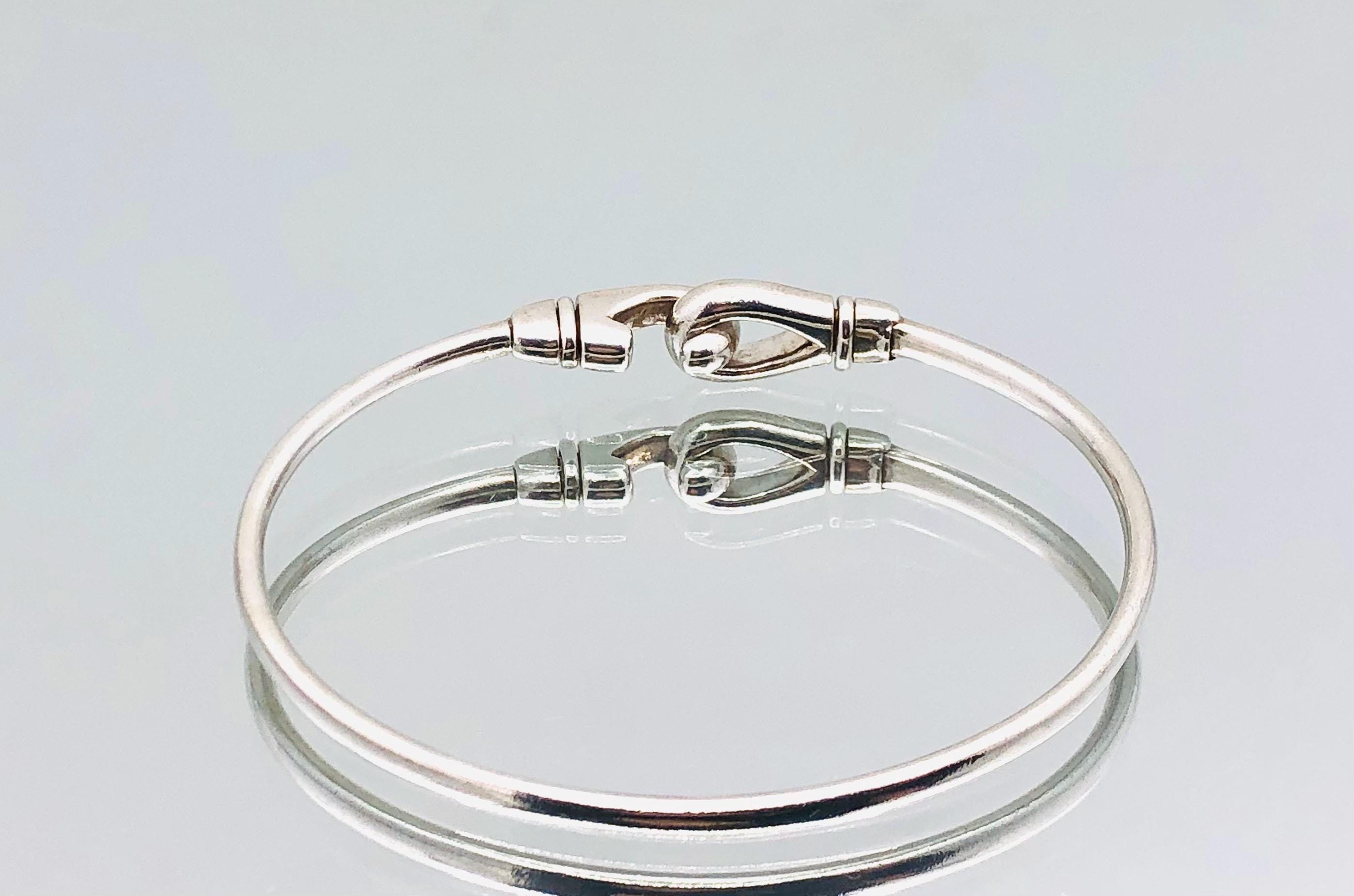 Links of London Sterling Silver Hook Bangle Vintage - Etsy Australia