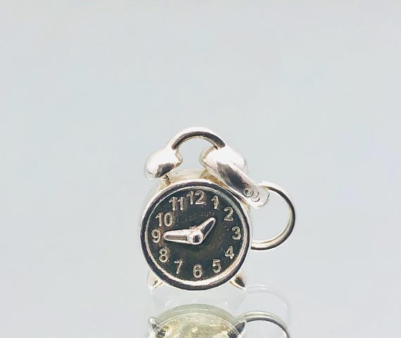 Links Of London Sterling Silver Alarm Clock Charm Vintage