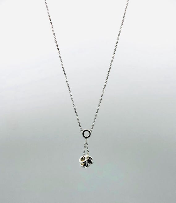 Links Of London Sterling Silver Drop Sweetie Necklace Vintage