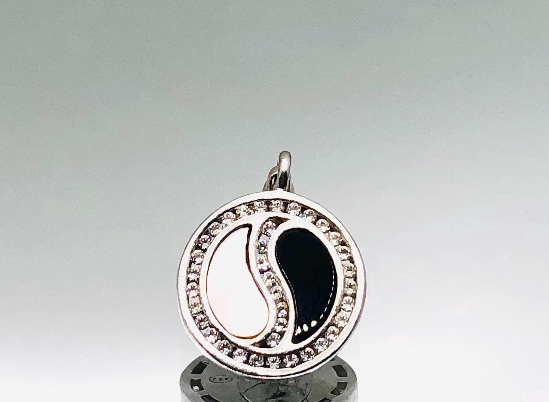 Thomas Sabo Sterling Silver Mother of Pearl Yin and Yang