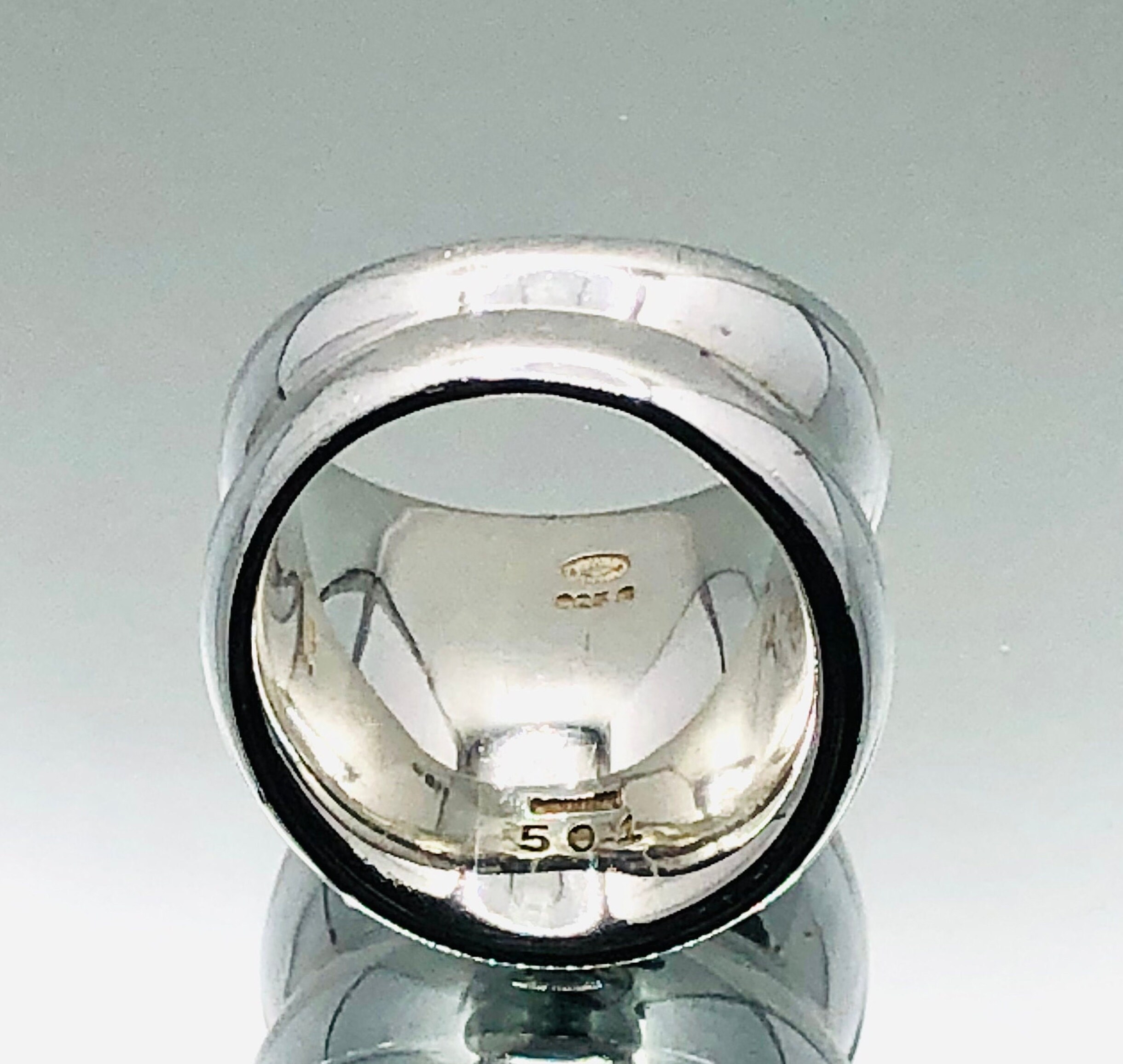 【廃盤 希少】 ジョージジェンセン ハート リング シルバー 925  廃盤 希少】 ジョージジェンセン ハート リング シルバー 925 12号