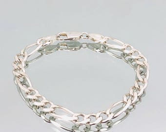 ヴィンテージソリッドスターリングシルバーとCZブレスレットバングル