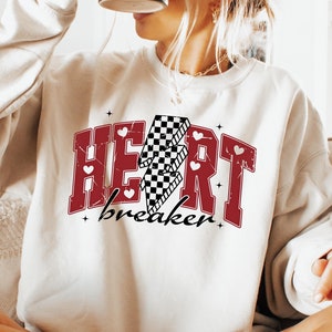 Heartbreaker Sweatshirt, Valentine Sweatshirt, Love Sweatshirt, Valentine Sweatshirt, Valentines Gifts, Love Shirt, Retro Valentine Shirt