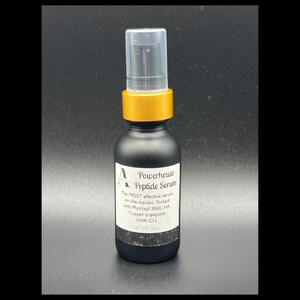 Powerhouse Peptide Serum with Hyaluronic Acid, GHK-CU, Copper Peptide, Matrixyl 3000, Anti-Aging Serum, Face Serum, Anti Wrinkle, Skincare