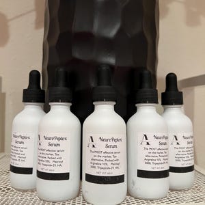 Neuro Peptox Facial serum - Rebuild Restore Repair Collagen - Tripeptide-29,  Max. strength Argireline and Matrixyl 3000. Powerful results!