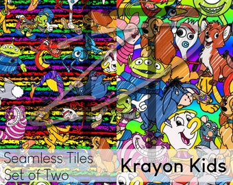 Krayon Kids Carrelage Seamless