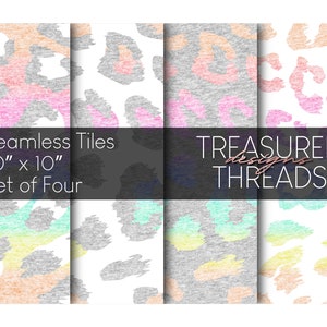 Heathered Leopard Seamless Tile