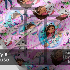 Gabby&#39;s Dollhouse Seamless Tile