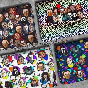 3 LEFT! Limited Seamless Pattern - 80s Horror