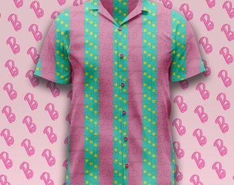 Camisa B.arbie K.en Conjunto de azulejos sem costura