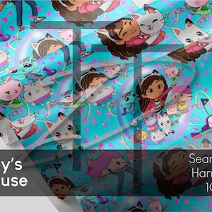 Gabby&#39;s Dollhouse Seamless Tile