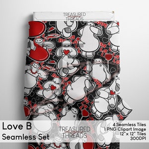 Seamless Design Tile - Love B