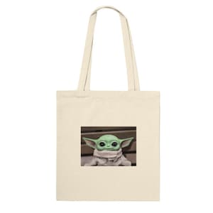 Baby Alien Cotton Tote Bag: Birthday Gift