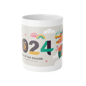 Year Of The Dragon Mug, Chinese New Year 2024 Mug