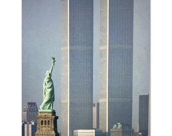 Plakat Statuy Wolności Twin Towers