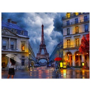 Paris Eiffel Tower Poster, France Poster