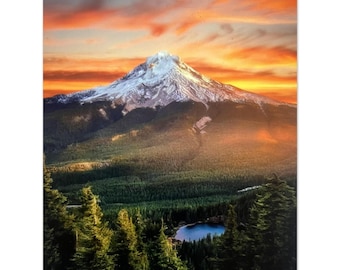 Mount Hood Oregon Poster, Naturposter