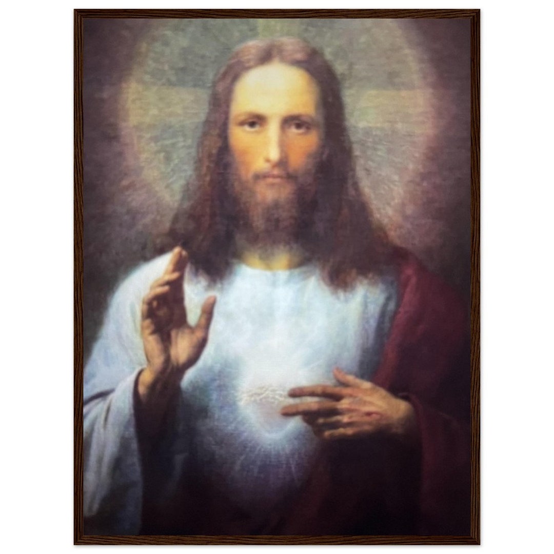 Jesus Framed Poster - Etsy