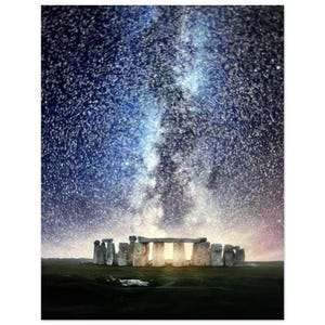 Stonehenge Poster, Stonehenge At Night Poster