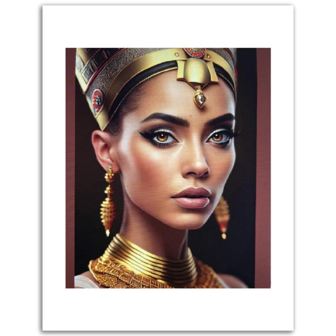 Egyptian Queen Poster, Egypt Poster Etsy