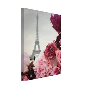 Paris Eiffel Tower Canvas Wall Art, France Canvas Wall Art