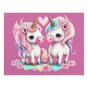 Horse Jigsaw Puzzle, Jigsaw Puzzle (30, 110, 252, 500,1000-Piece), Birthday gift, Lovers gift, Personalized Jigsaw Puzzle, Customized Puzzle