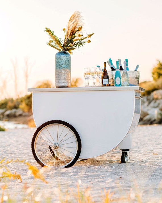 Mobile Bar With Ice Chest Standard Cart by Bar a La Cart Portable Bar  Custom 