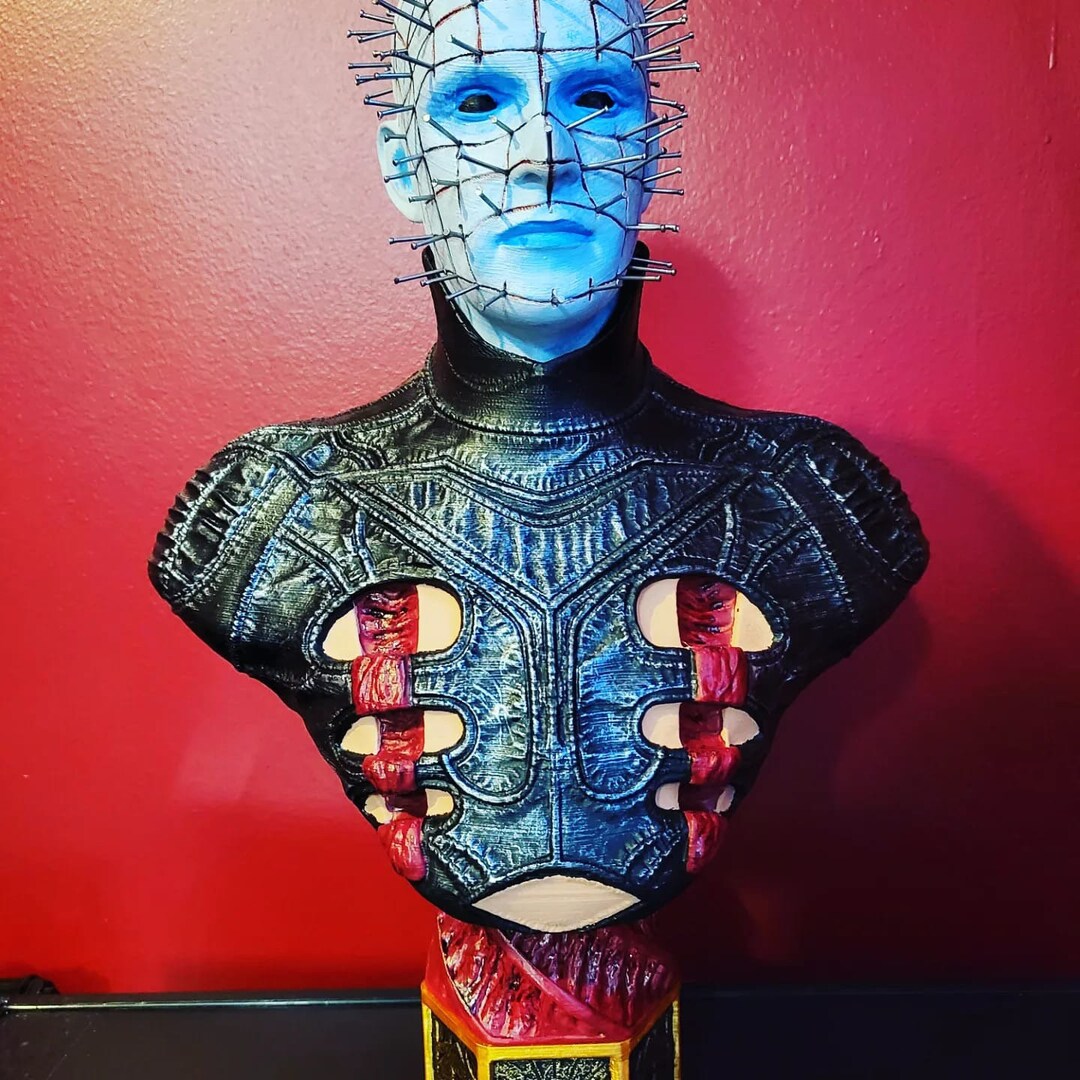 Pinhead Bust 3D Printed - Etsy