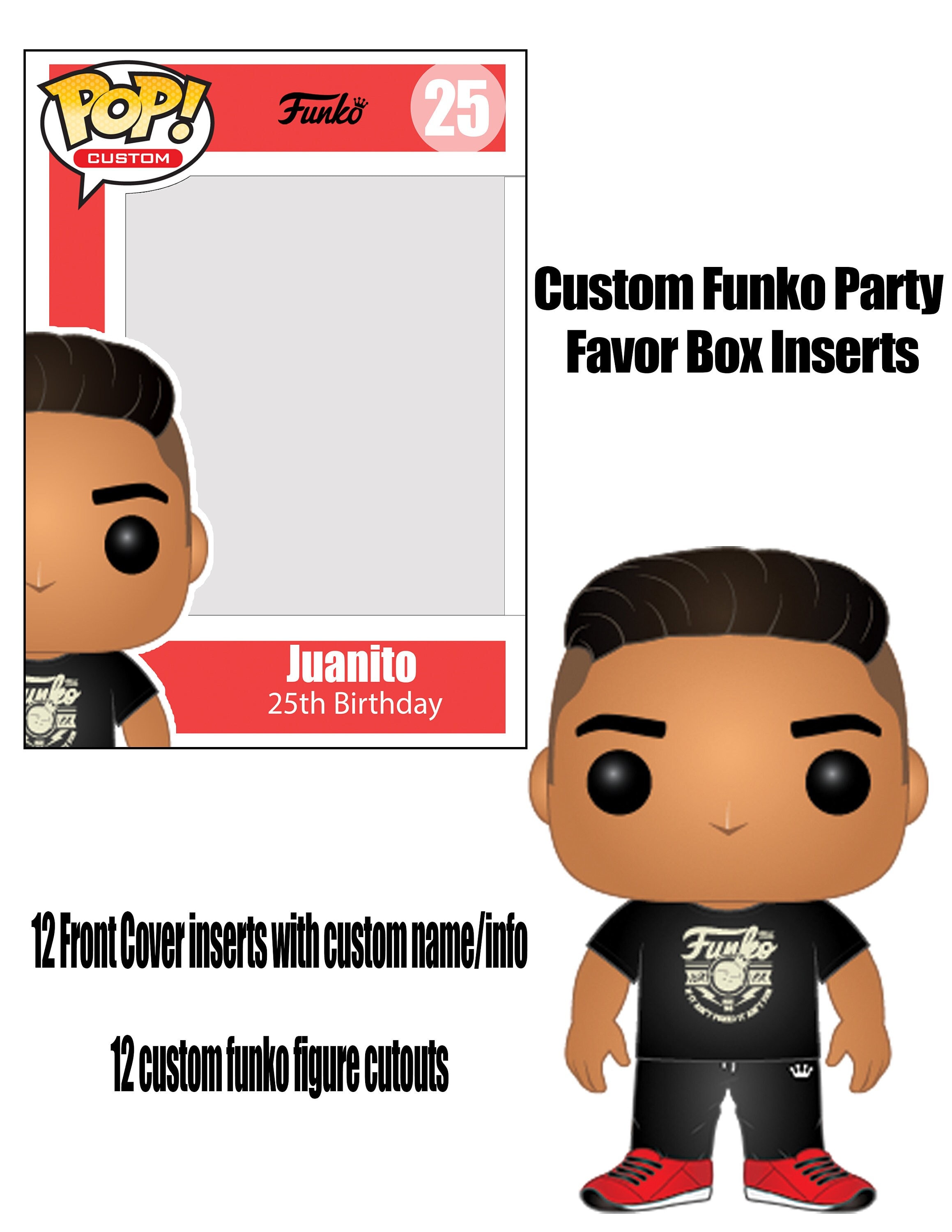 custom funko pop inserts