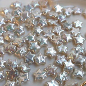 Natural baroque star-shaped pearls