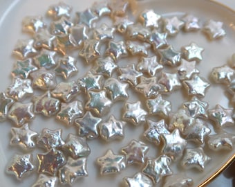 Natural baroque star-shaped pearls