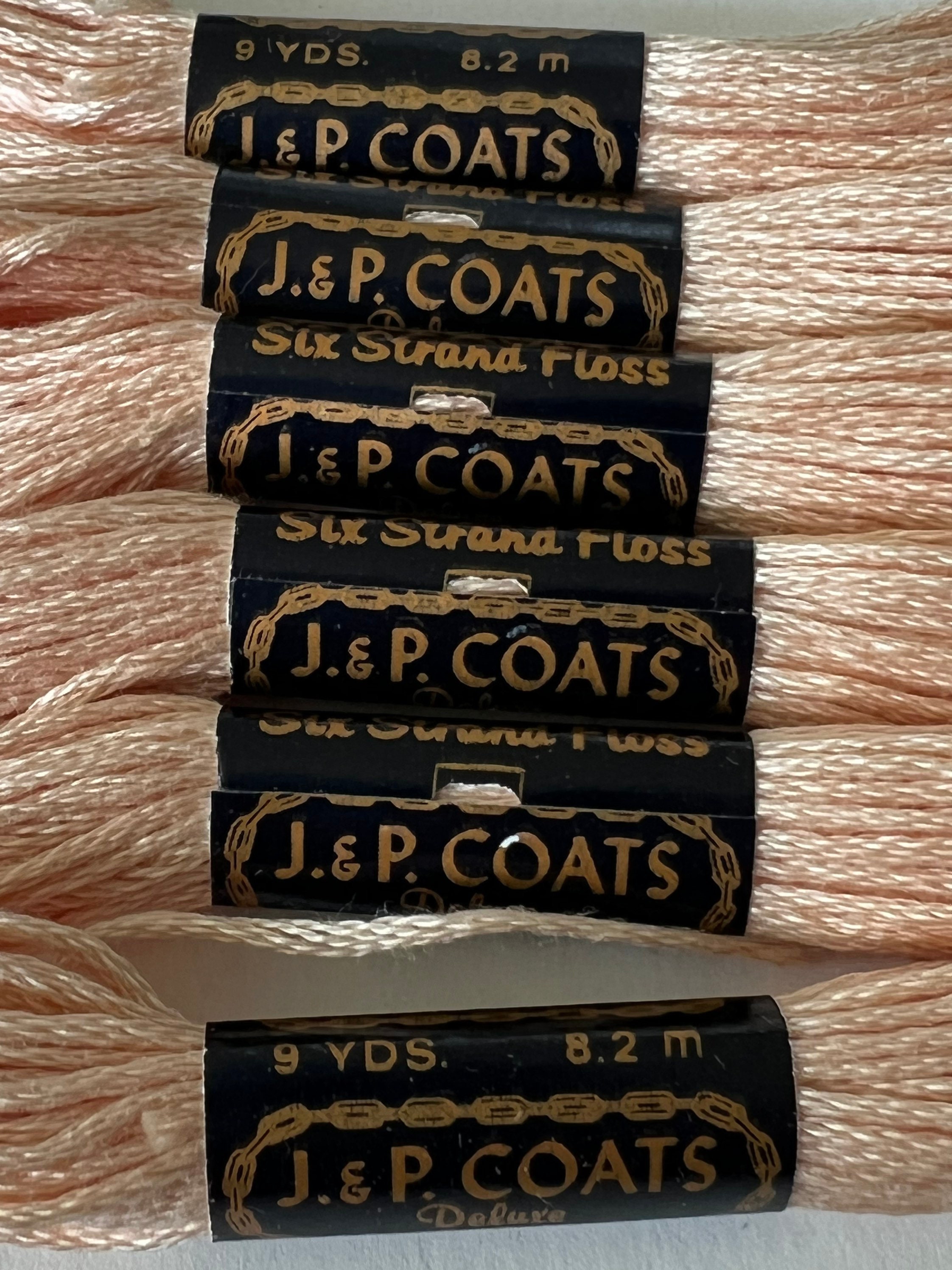 J&P Coats Embroidery Floss 266 Flesh Tone Lot of 6 New Etsy
