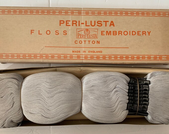 Vintage PERILUSTA Floss Embroidery Cotton Skeinsmade in England Lot of