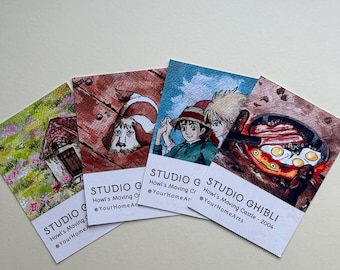 Howl's Moving Castle Art Print Set