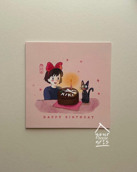 魔女の宅急便のバースデーカード - Etsy 日本