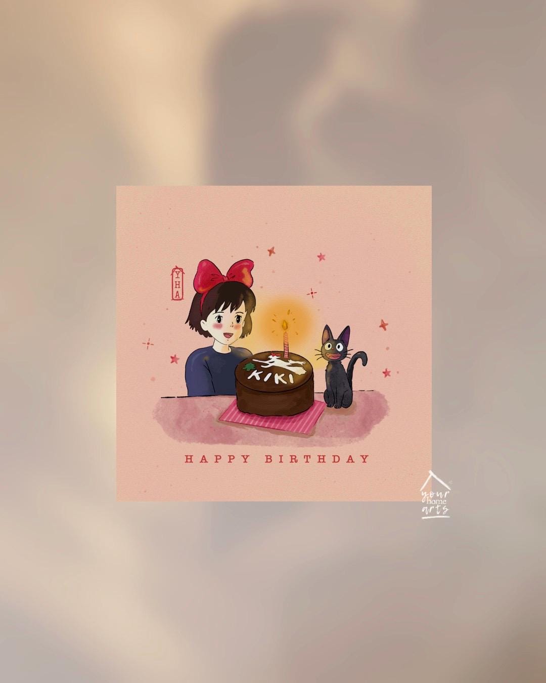 Kiki's Delivery Service Birthday Card - Etsy