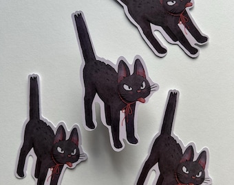 Sticker Jiji Black Cat
