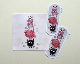 Set de pegatinas e impresiones de El viaje de Chihiro