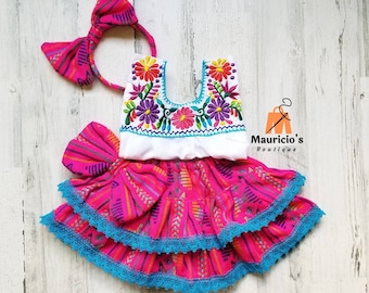 baby girl mexican fiesta dress