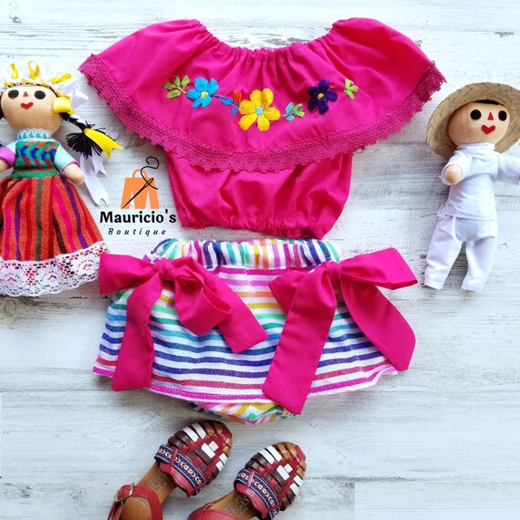 Mexican Dress for Girls Mexican Girls Outfit Mexican Girls - Etsy
