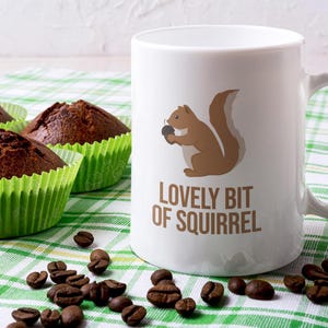 Schöne Stückchen Eichhörnchen Tasse, Freitag Abend Abendessen, Eichhörnchen Geschenk