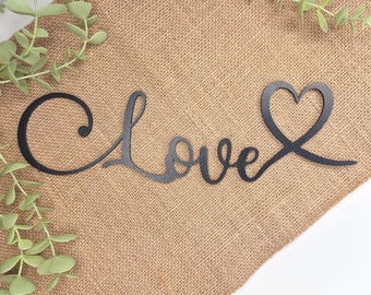 Love wall art - Hallway wall sign, wooden wall quote, wall decor, House warming gift. Love lounge sign. Love wall sign